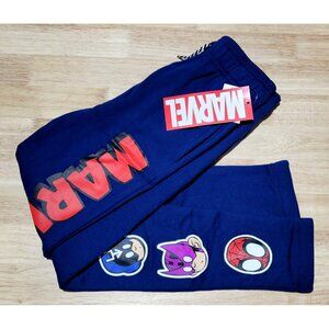 Marvel Avengers Navy Blue Relaxed Fit Fleece Joggers Sweatpants